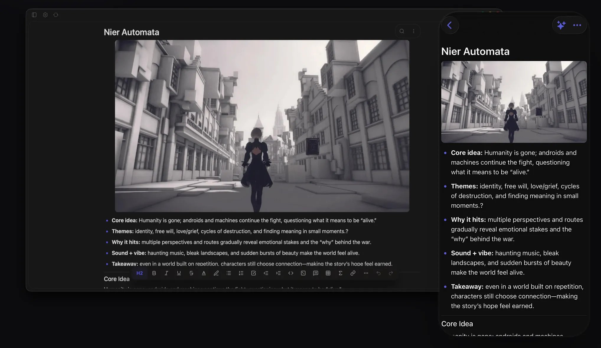 Cross-Device Syncing